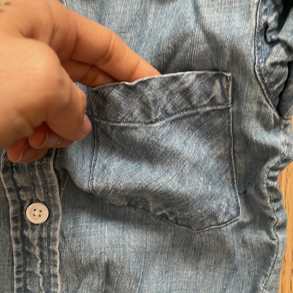 Rails Toddler Girl Soft Button Down Sz 2/3! - Picture 3 of 4